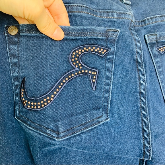 Rock & Republic Kasandra Dark Bootcut Jeans Size 6 - Picture 11 of 13